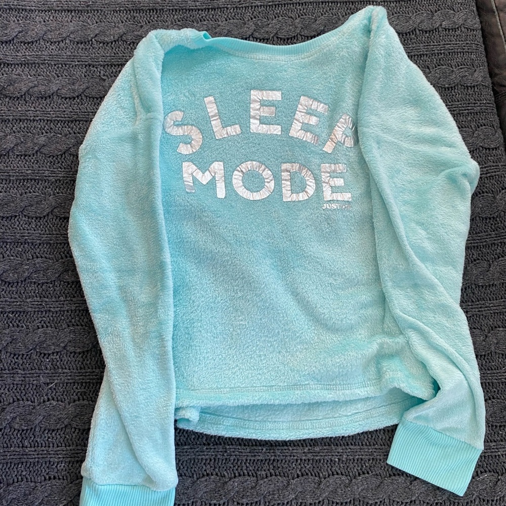 Justice blue long sleeve